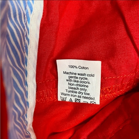 J.Crew Factory Red Broken-In Cotton Chino Shorts Size 8 - Picture 7 of 8